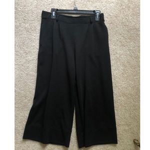 Black Culotte Pants Size Small